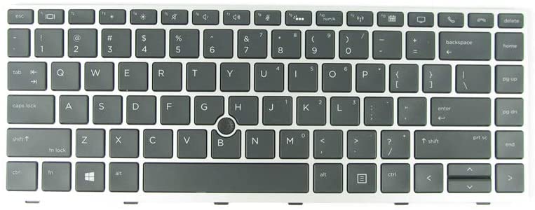 Hp Laptop Keyboard for ELITEBOOK 840-G5 / 745-G5 with mouse pointer and Backlit Laptop Keyboard JS Bazar