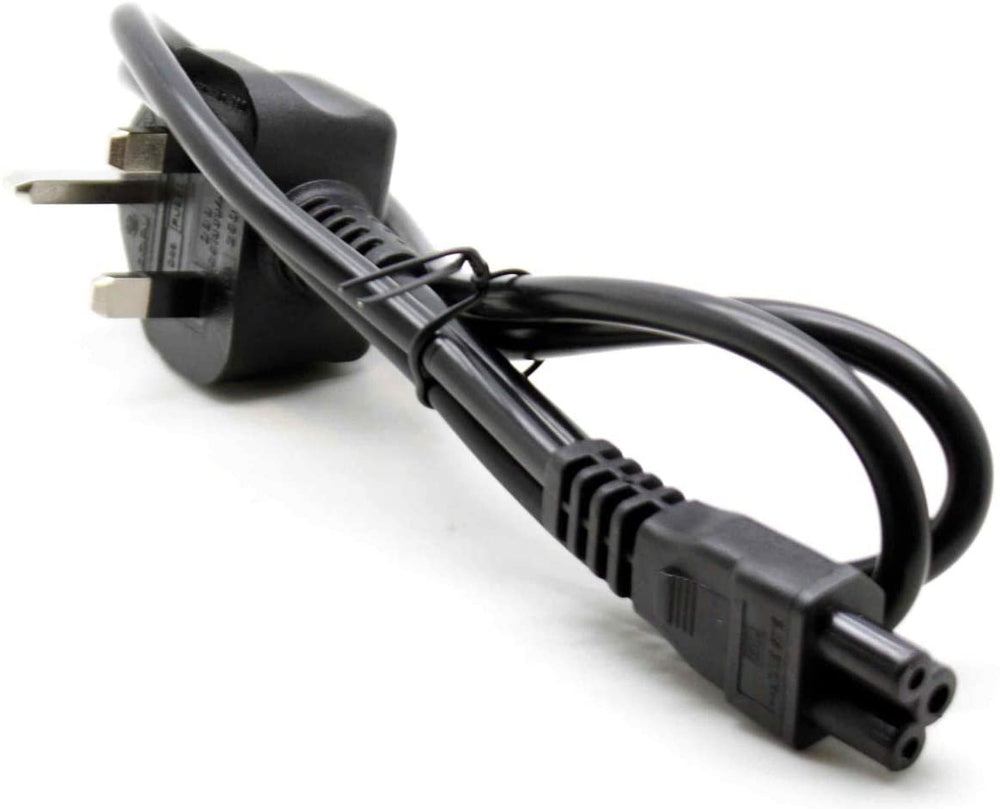 Orignal 3 Pin Laptop Power Cable - UK plug With Laptop power lead - JS Bazar