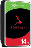 Seagate IronWolf 14TB NAS Hard Drive, 7200 RPM, 256MB Cache, SATA 6.0Gb/s CMR 3.5" : ST14000VN0008 Hard Drive JS Bazar
