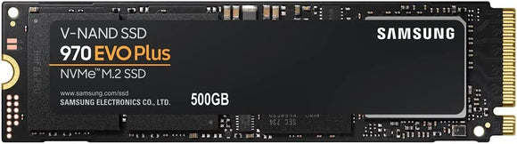 Samsung 970 EVO Plus 500GB - NVMe PCIe M.2 2280 SSD Internal Solid State Drives : MZ-V7S500BW