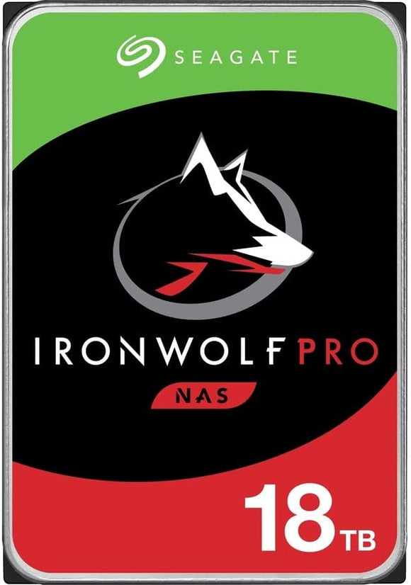 Seagate IronWolf Pro 18TB NAS Hard Drive, 7200 RPM, 256MB Cache : ST18000NE000 Hard Drives JS Bazar