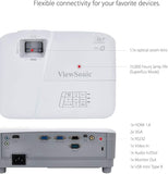 Viewsonic Business Projector, 3,800 Lumens WXGA, 22,000:1 contrast ratio : PA503W Projectors JS Bazar