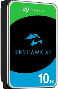 Seagate 10TB SkyHawk AI 7200 Rpm 3.5" Internal Surveillance HDD 2 Million Hours MTBF : ST10000VE001