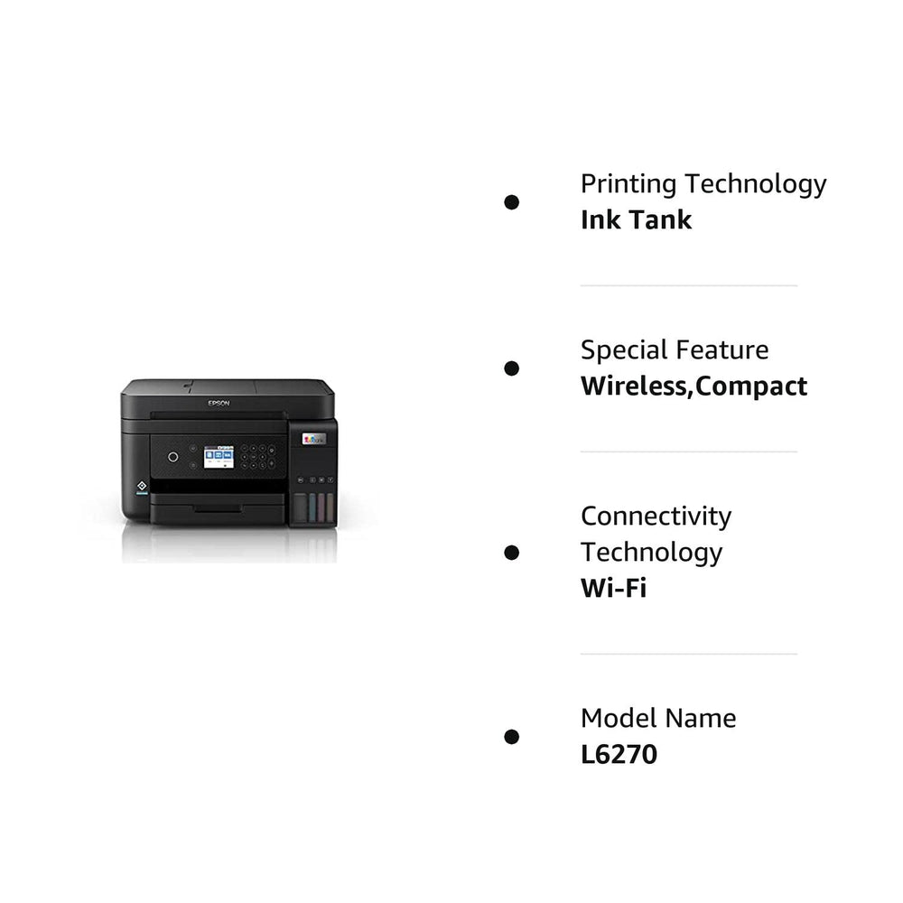 Epson EcoTank L6270 A4 Wi-Fi Duplex All in One Ink Tank Printer - JS Bazar