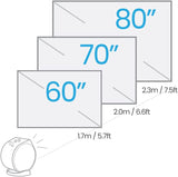 BenQ GV11 200-Lumen WVGA DLP LED Smart Pico Projector, White : 9H.JR377.59R Projectors JS Bazar