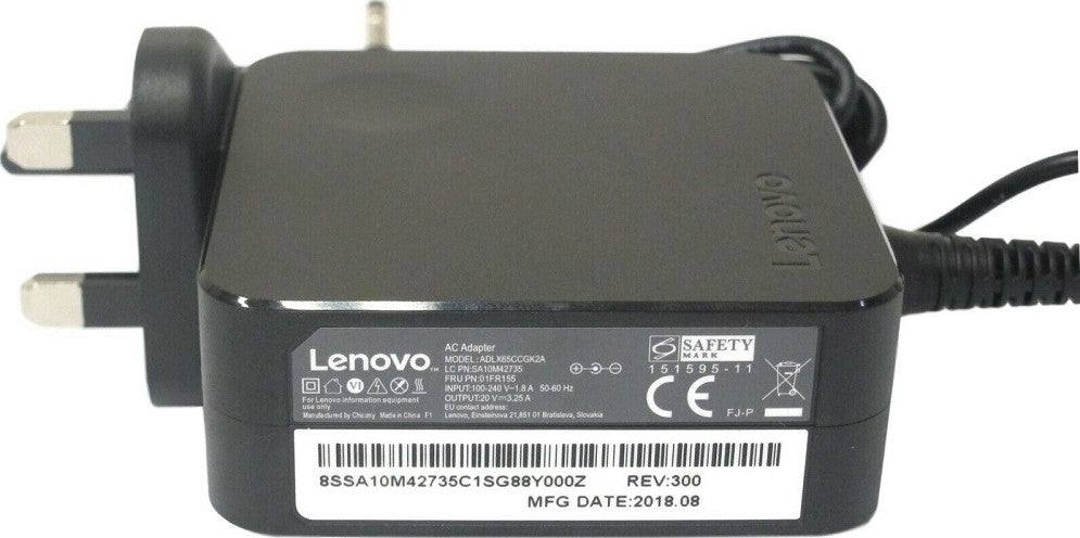 20V 3.25A 65W Laptop Charger For Lenovo YOGA 300-11IBR IdeaPad 300-15ISK  17ISK 11IBR