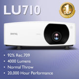 BenQ LU710 WUXGA Laser DLP Projector, White : 9H.JLM77.15F pro JS Bazar