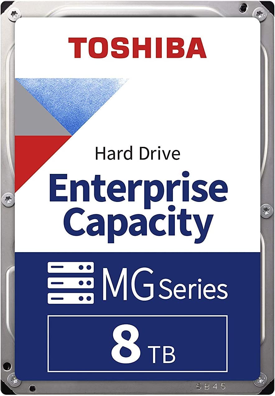 Toshiba MG06ACA Series 8TB SATA 3.5" Enterprise HDD, 7200 RPM Speed : MG06ACA800TE Hard Drives JS Bazar