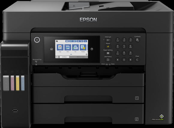 Epson EcoTank L15160 Print, Copy, Scan and fax, Black Printer Printer JS Bazar