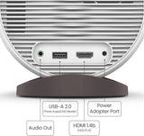 BenQ GV11 200-Lumen WVGA DLP LED Smart Pico Projector, White : 9H.JR377.59R Projectors JS Bazar