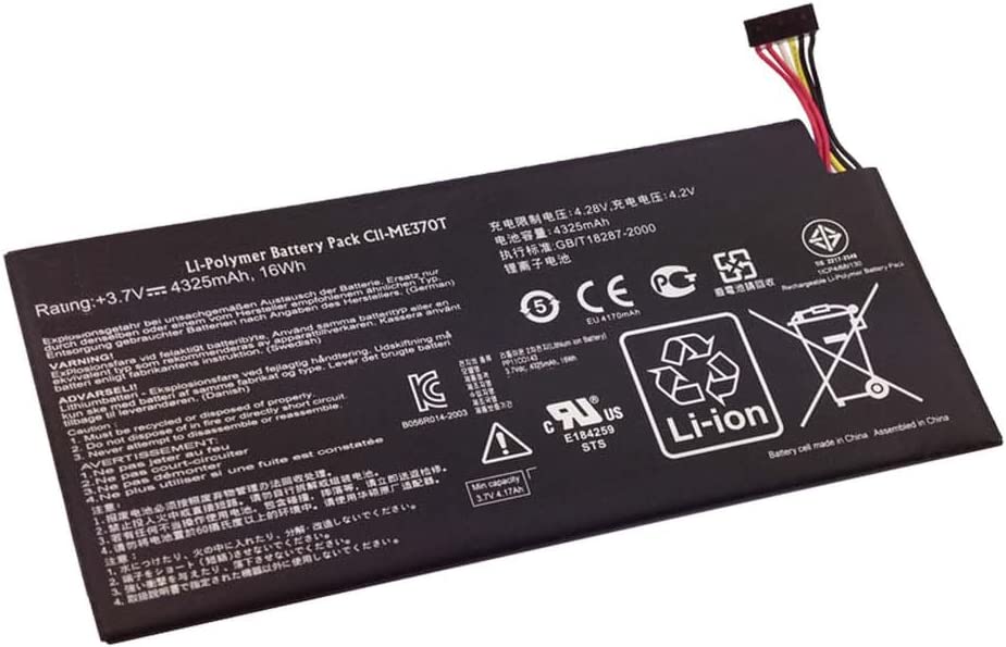 Generic Laptop Battery Compatible for C11-ME370T Table Battery Replacement for Asus ME301T-A1/ C11-ME370T - JS Bazar