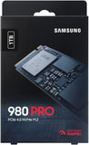 Samsung 980 Pro 1TB PCIe NVMe Gen4 M.2 Solid State Drive : MZ-V8P1T0BW Hard Drives JS Bazar