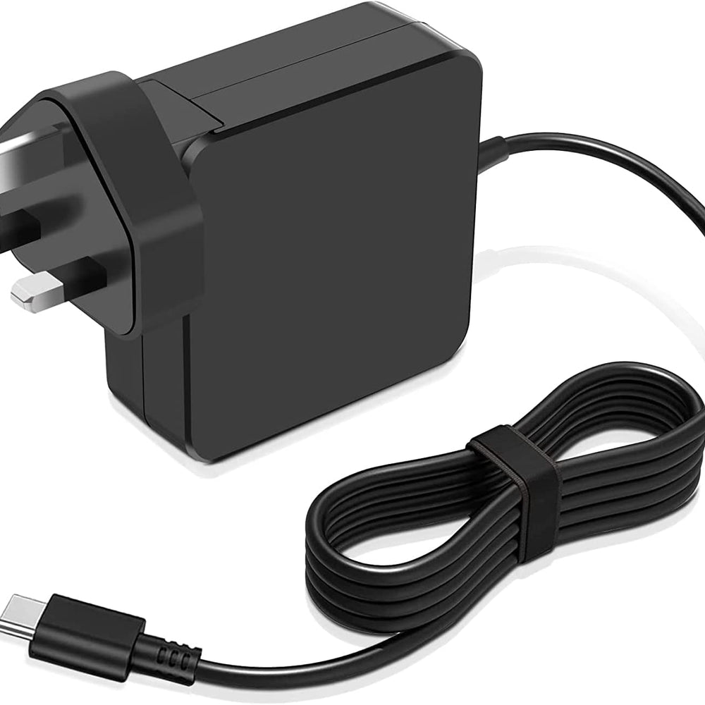 45W USB Type C Laptop Power Adapter for Lenovo Chromebook C330 100e 300e 500e 2nd Gen Power Adapter & Charger Accessories JS Bazar