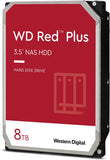 Western Digital 8TB Red Plus NAS Internal Hard Drive HDD, 5640 RPM Class : WD80EFZZ Hard Drives JS Bazar