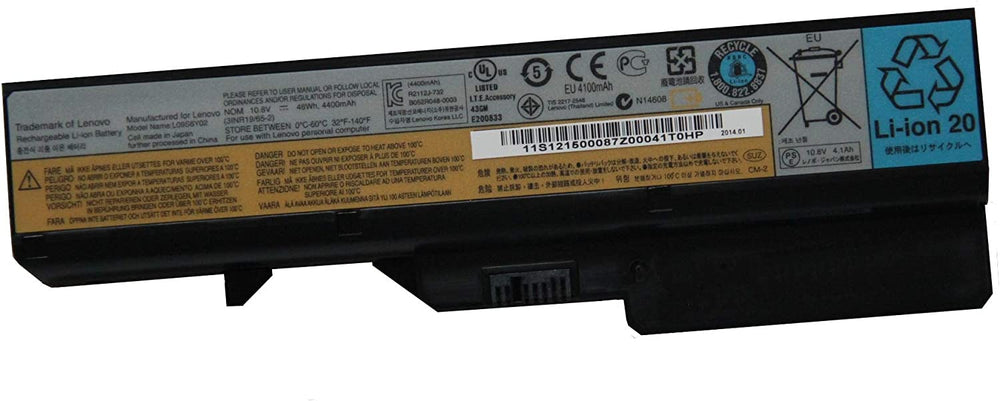 Replacement Laptop Battery for Lenovo IdeaPad G460 V470 Z460 Z470 G470 Z465 V360 K47 E47 B470 10.80 4400mAh/48Wh - JS Bazar