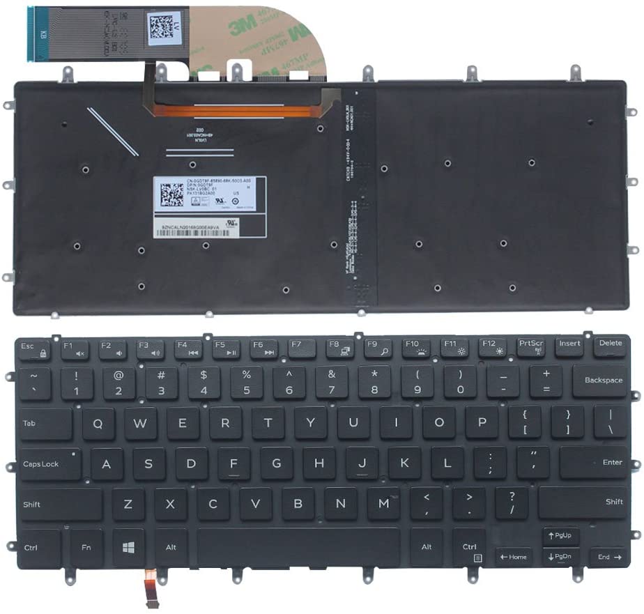 DELL XPS 15 9550 9560 Precision 5510 5520 Inspiron 7347 7348 7352 7353 7359 7568 0HPHGJ HPHGJ DLM14L23SUJ442 Laptop Keyboard Laptop Keyboard JS Bazar