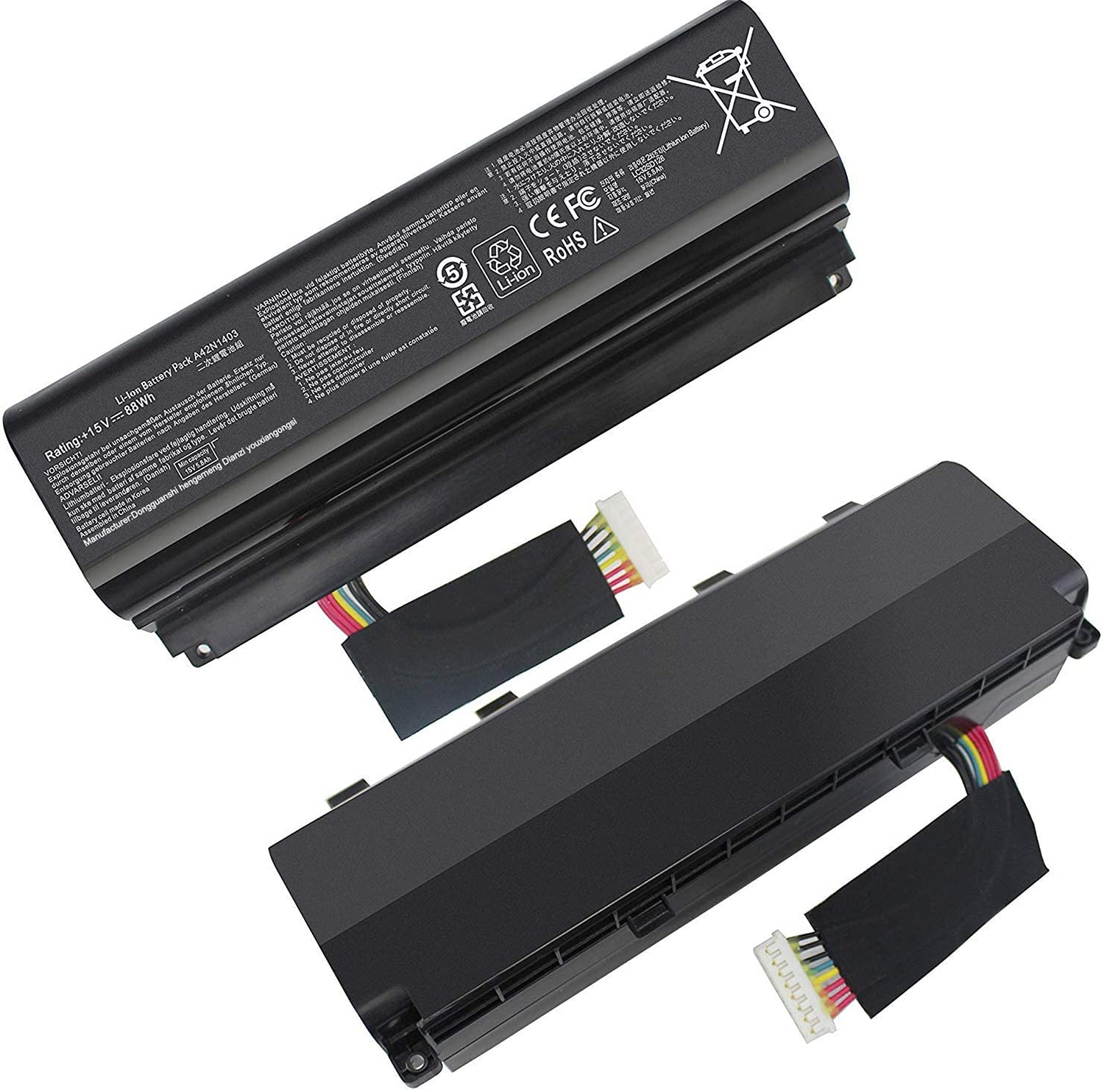 A42N1403 Asus Rog G751J-BHI7T25 A42LM93 4ICR19/66-2 GFX71JY Asus Laptop Battery Laptop Batteries JS Bazar