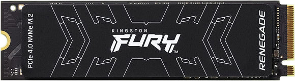 Kingston Fury Renegade 500GB Internal Gaming SSD, PCIe Gen 4.0 NVMe, M.2 2280 : SFYRS/500G