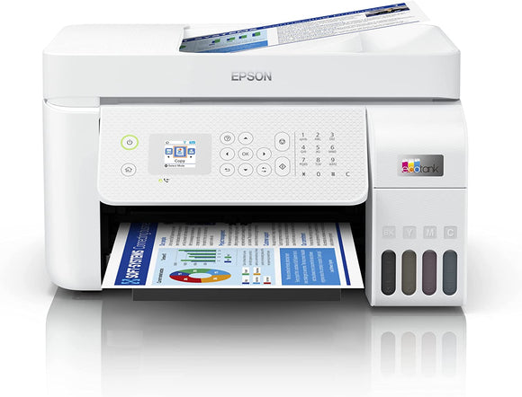 Epson Ecotank L5296 Office Ink Tank Printer A4 Color 3-In-1 Printer Printer JS Bazar