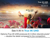 Optoma UHD38x 4K UHD HDR DLP Projector, 4000 Lumens, HDR/HLG, 2x HDMI, USB Projectors JS Bazar