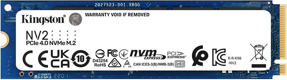Kingston NV2 1TB M.2 2280 NVMe Internal SSD, Up to 3500MB/s Read / 2100MB/s Write Speed : SNV2S/1000G