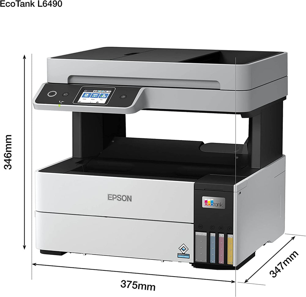 Epson Ecotank L6490 Print/Scan/Copy/Fax Wi-Fi , A4 Ink Tank Business Printer - JS Bazar
