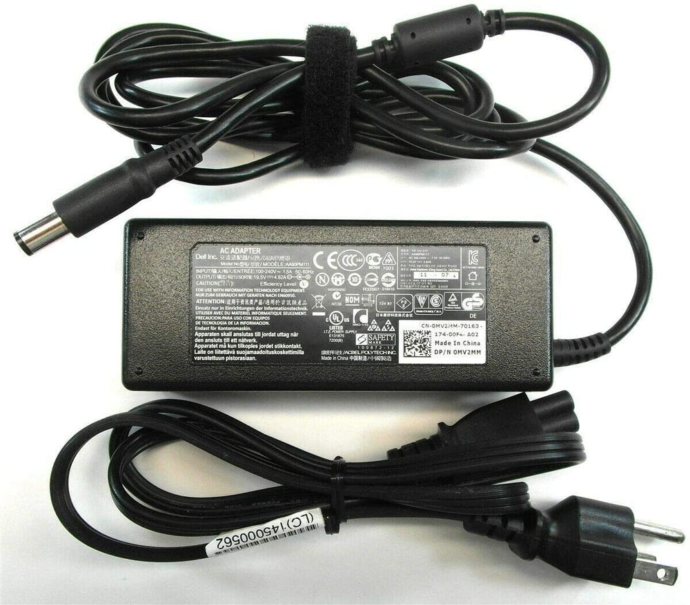 90W AC Adapter 19.5V 4.62A For Dell laptop AA90PM111 MV2MM 0MV2MM - JS Bazar
