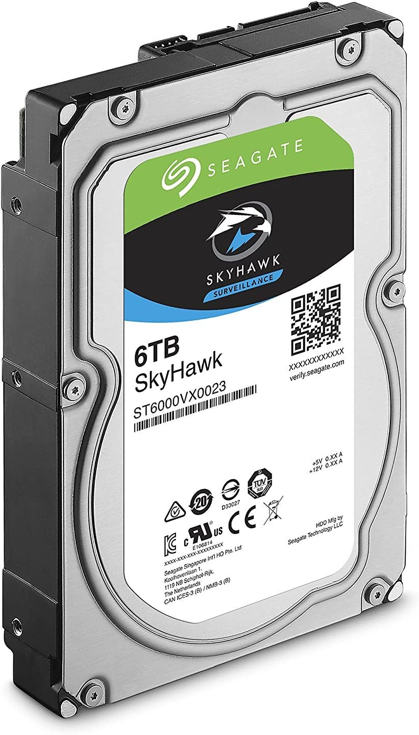 Seagate 6TB SkyHawk Surveillance Hard Drive - SATA 6Gb/s 128MB Cache Internal Drive : ST6000VX0023 Hard Drives JS Bazar