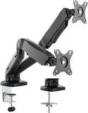Newstar Dual screen LCD stand universal rotary lift bracket Gas Spring | 91-LDT13C024 Desktop Mount JS Bazar