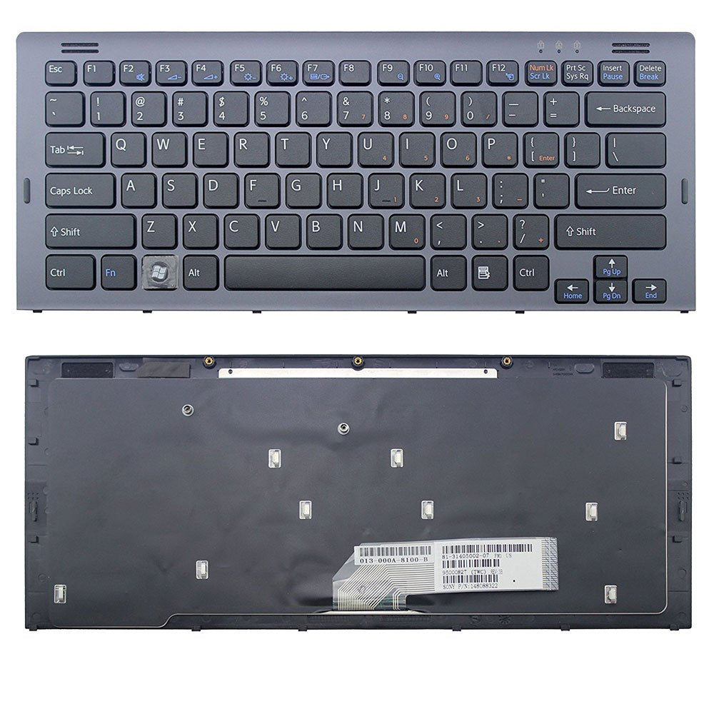 Sony VAIO VGN-SR - VAIO PCG-5N2L - PCG-5N4L CW Series Black Replacement Laptop Keyboard Laptop Keyboard JS Bazar