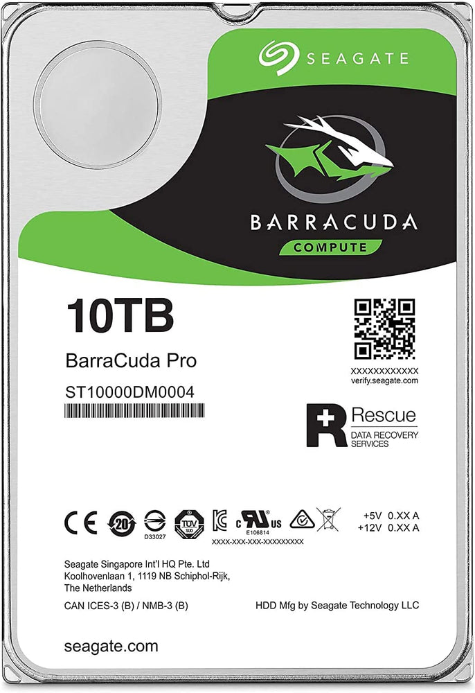 Seagate BarraCuda Pro ST10000DM0004 10TB 7200 RPM 256MB Cache SATA 6.0Gb/s Hard Drive - JS Bazar