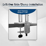 Dual Monitors ARMOR Gas Spring Monitor Arm | LDT51-C024 Desktop Mount JS Bazar