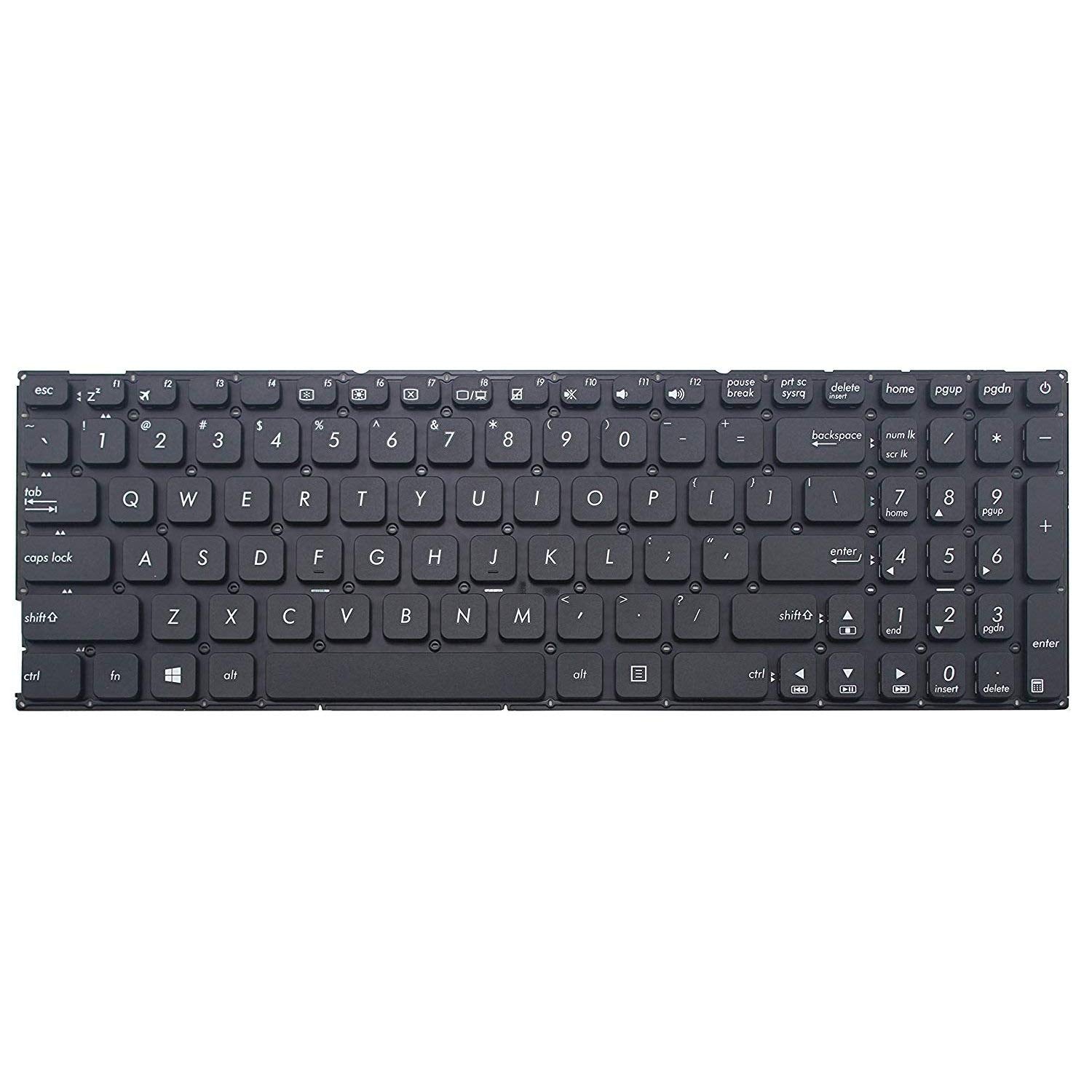 Asus-F80 Black Laptop Keyboard Replacement Laptop Keyboard JS Bazar
