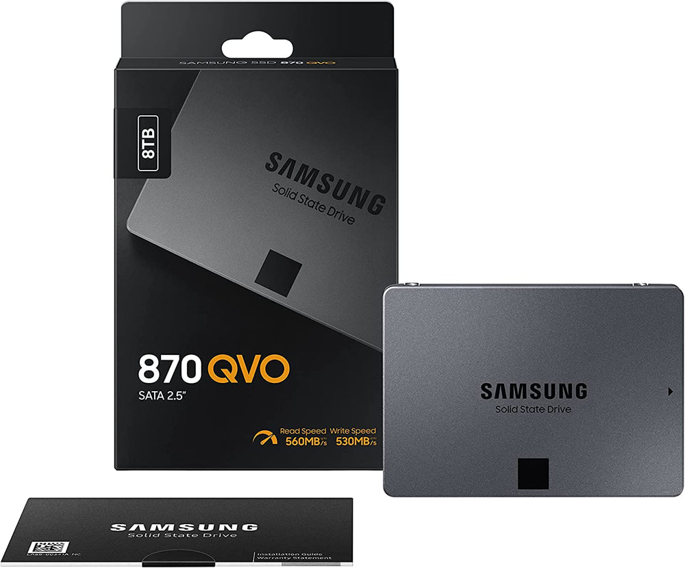 SAMSUNG 870 QVO Series 8TB SATA Internal Solid State Drive, 2.5