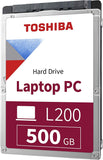 Toshiba 500GB L200 Slim Mobile 7 mm 2.5-Inch SATA Internal Hard Drive : HDWK105UZSVA Hard Drives JS Bazar