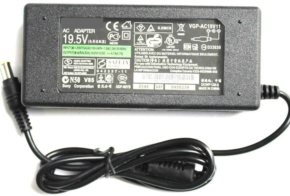 90 watt SONY VAIO PCG-FR105VGN-CR309E, VGN-CR320, Replacement power adapter. Laptop adapter JS Bazar