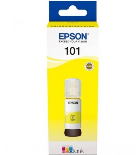 Epson 101 Yellow Ink Bottle 70ml - Yellow (106303 / C13T03V44A) Cartridges JS Bazar