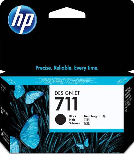HP 711 38-ml Black Ink Cartridge : CZ129A Cartridges JS Bazar