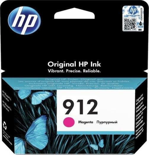HP 912 Magenta Original Ink Cartridge : 3YL78AE Cartridges JS Bazar