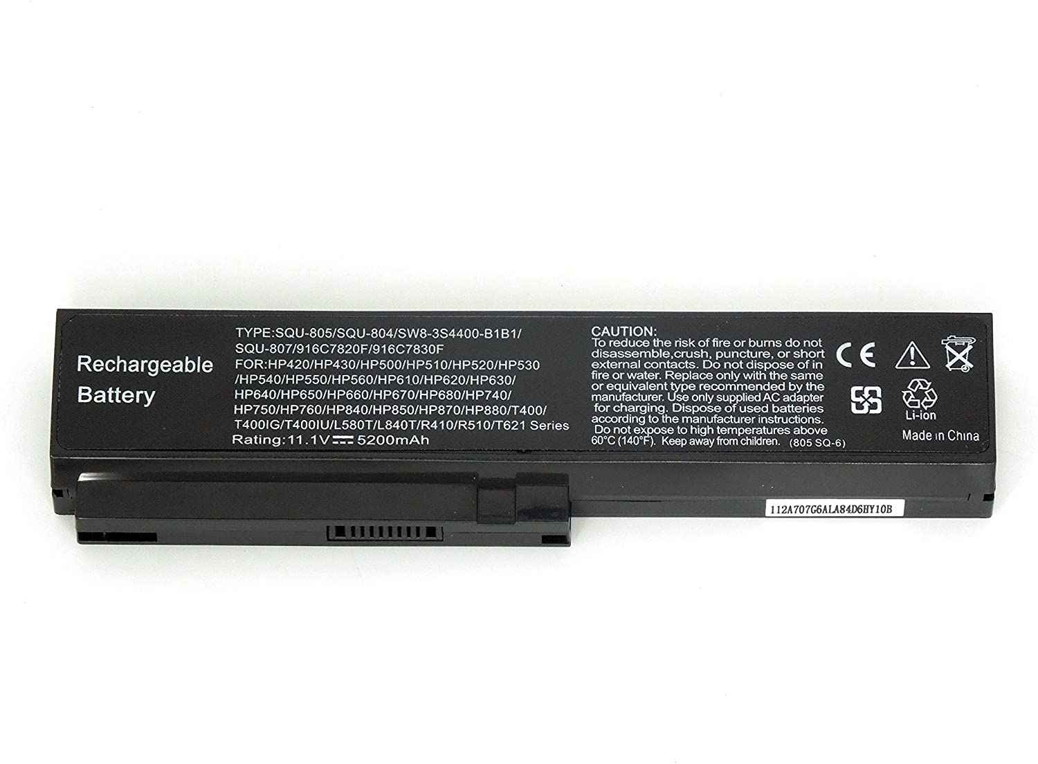LG SQU-805 SQU-804 SQU-807 SW8-3S4400-B1B1 916C7820F 916C7830F Replacement Laptop Battery Laptop Batteries JS Bazar