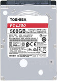 Toshiba 500GB L200 Slim Mobile 7 mm 2.5-Inch SATA Internal Hard Drive : HDWK105UZSVA Hard Drives JS Bazar