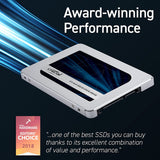 Crucial MX500 250GB 3D NAND SATA 2.5 Inch Internal SSD : CT250MX500SSD1 Hard Drives JS Bazar