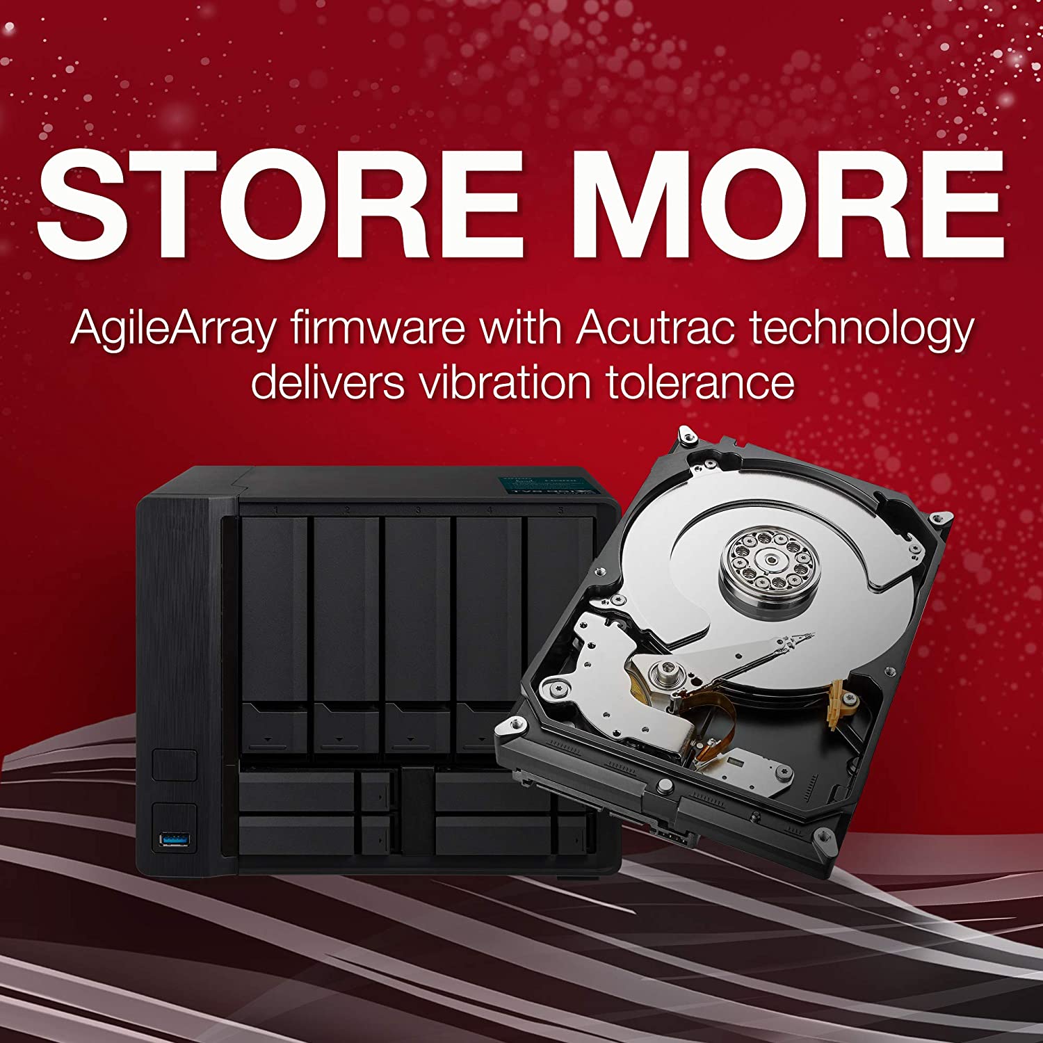 Seagate 2TB IronWolf NAS SATA 6Gb/s NCQ 64MB Cache 3.5" Internal Hard Drive : ST2000VN004 Hard Drives JS Bazar