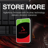 Seagate 4TB Ironwolf NAS Internal Hard Drive, SATA 6Gb/s 3.5'', 256MB Cache : ST4000VN006 Hard Drives JS Bazar
