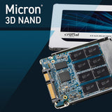 Crucial MX500 1TB SATA 2.5-inch 7mm (with 9.5mm adapter) Internal SSD : CT1000MX500SSD1 Hard Drives JS Bazar