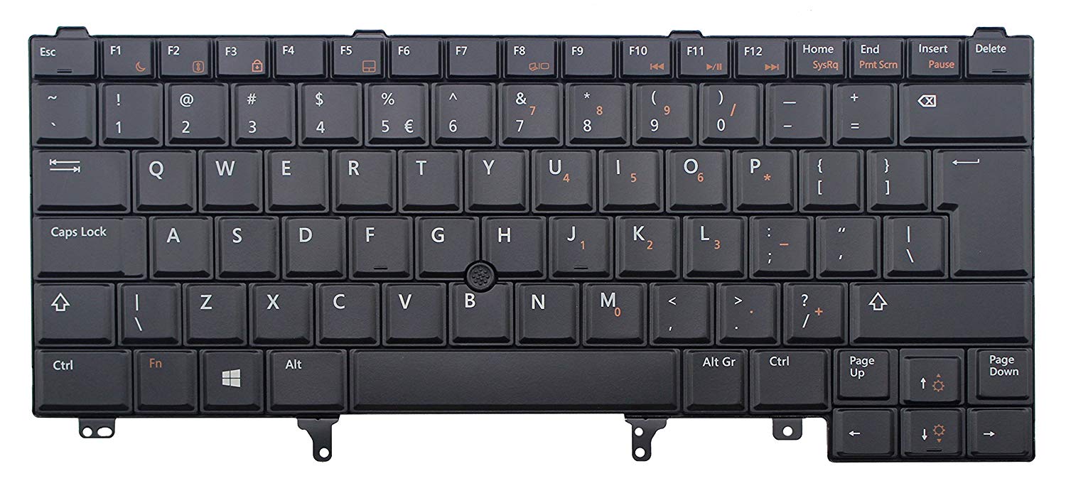 Dell E5420 Black Laptop Keyboard Replacement Laptop Keyboard JS Bazar