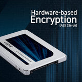 Crucial MX500 500GB SATA 2.5-inch 7mm (with 9.5mm adapter) Internal SSD : CT500MX500SSD1 Hard Drives JS Bazar