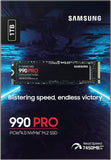 Samsung 990 Pro 1 TB NVMe M.2 Internal SSD, PCIe Gen 4.0 x4, NVMe 2.0 Interface : MZ-V9P1T0BW Hard Drives JS Bazar