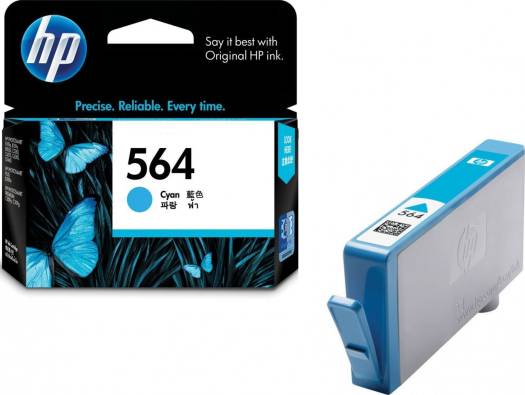 HP 564 Cyan Original Ink Cartridge : CB318WA Cartridges JS Bazar