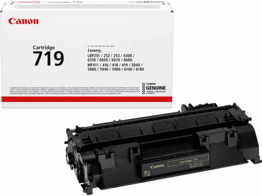 Canon 719 Toner Cartridge, Black (3479B002) Toners JS Bazar